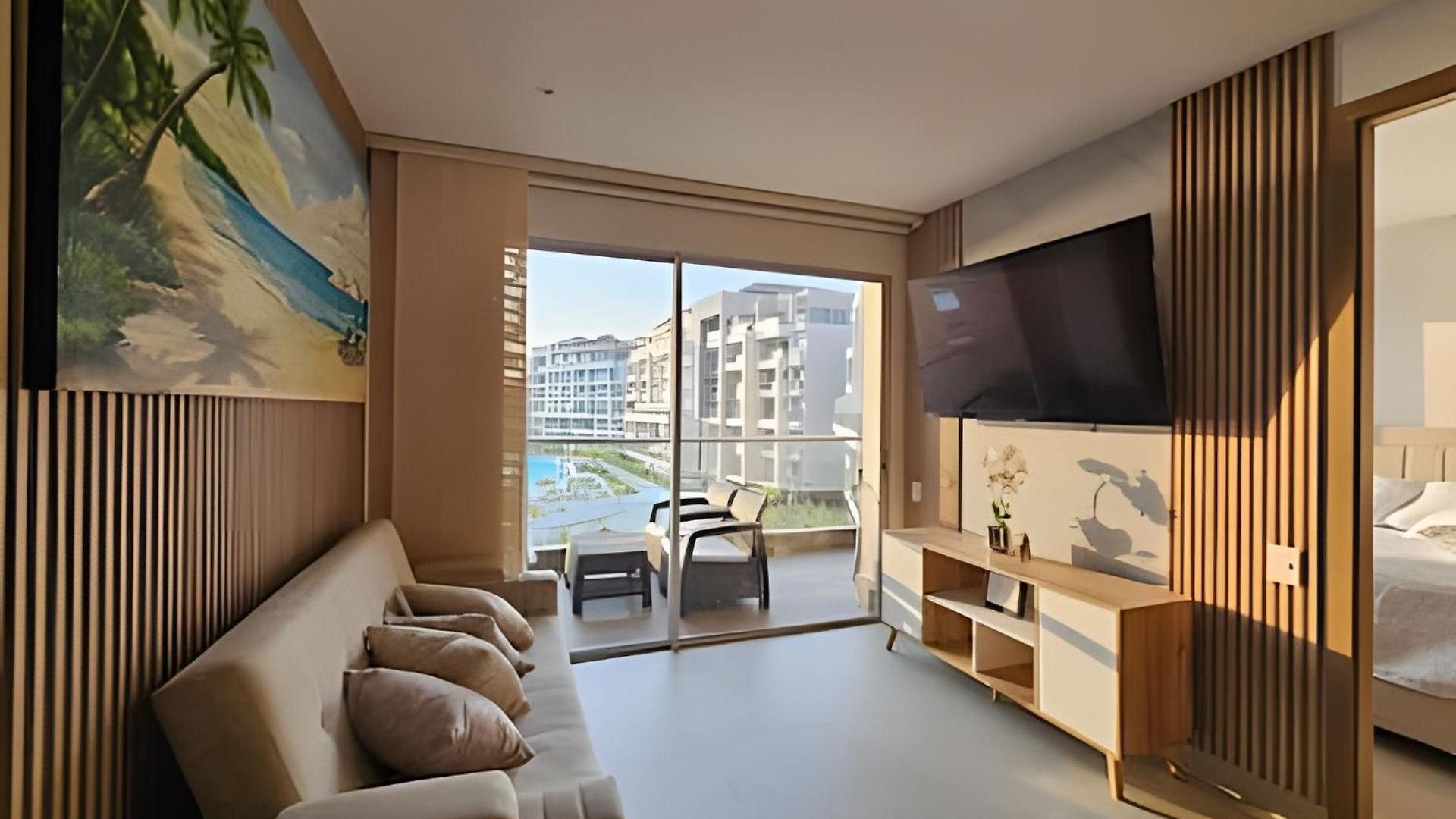 Apartamento Elegante Con Balcón En Cartagena
